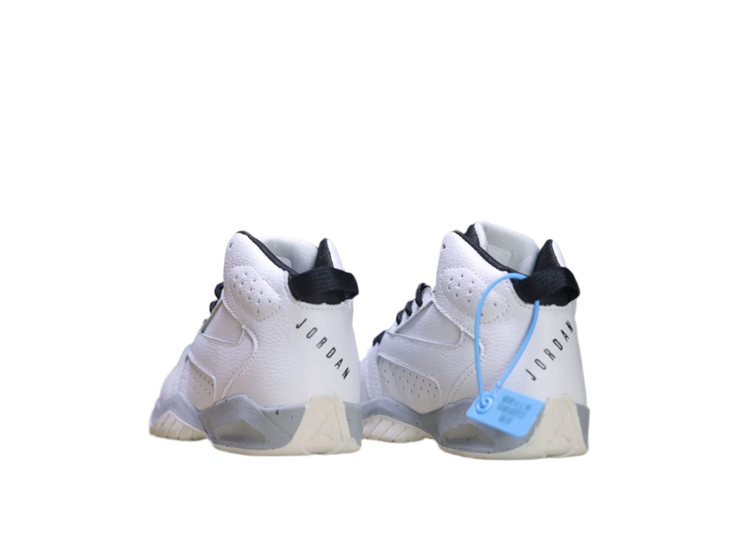 AJ6 children's shoes simple version" white, gray"