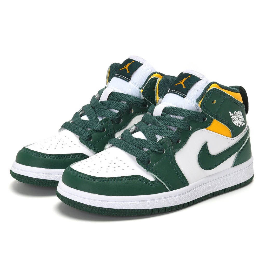 AJ-112" white, green"