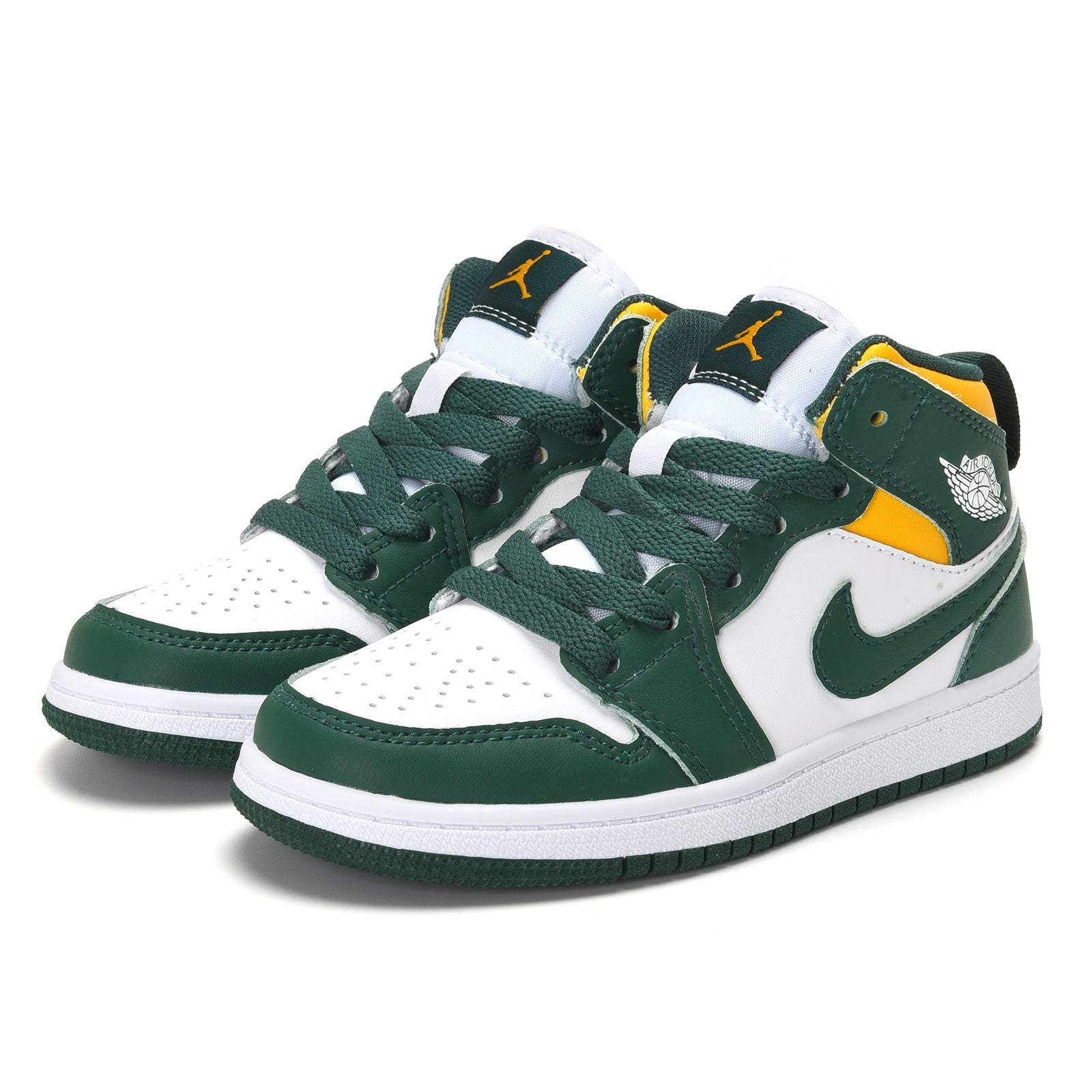 AJ-112" white, green"