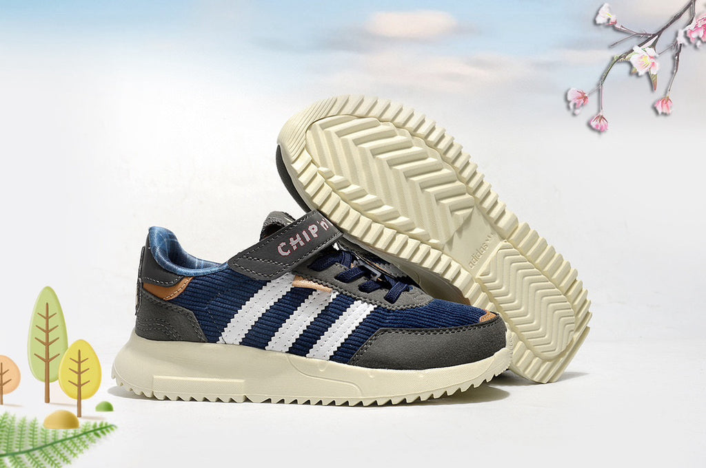 Adidas single buckle elastic band" gray, blue"