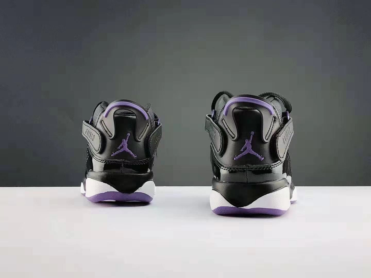 Jordan 6.5 children's shoes" black, Purple"