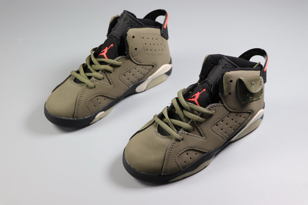 Joe 6 children's basketball shoes " olive green"