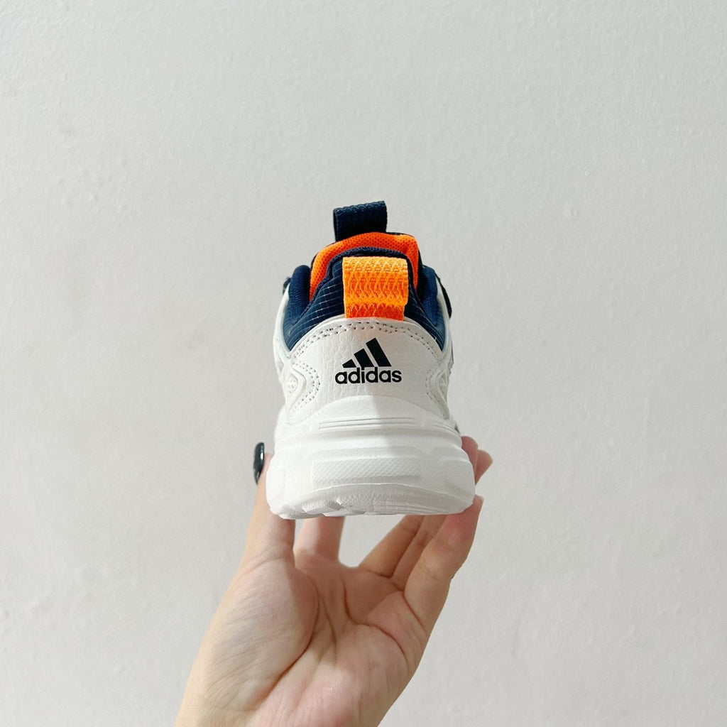 Trefoil rotating button children's shoes " white"