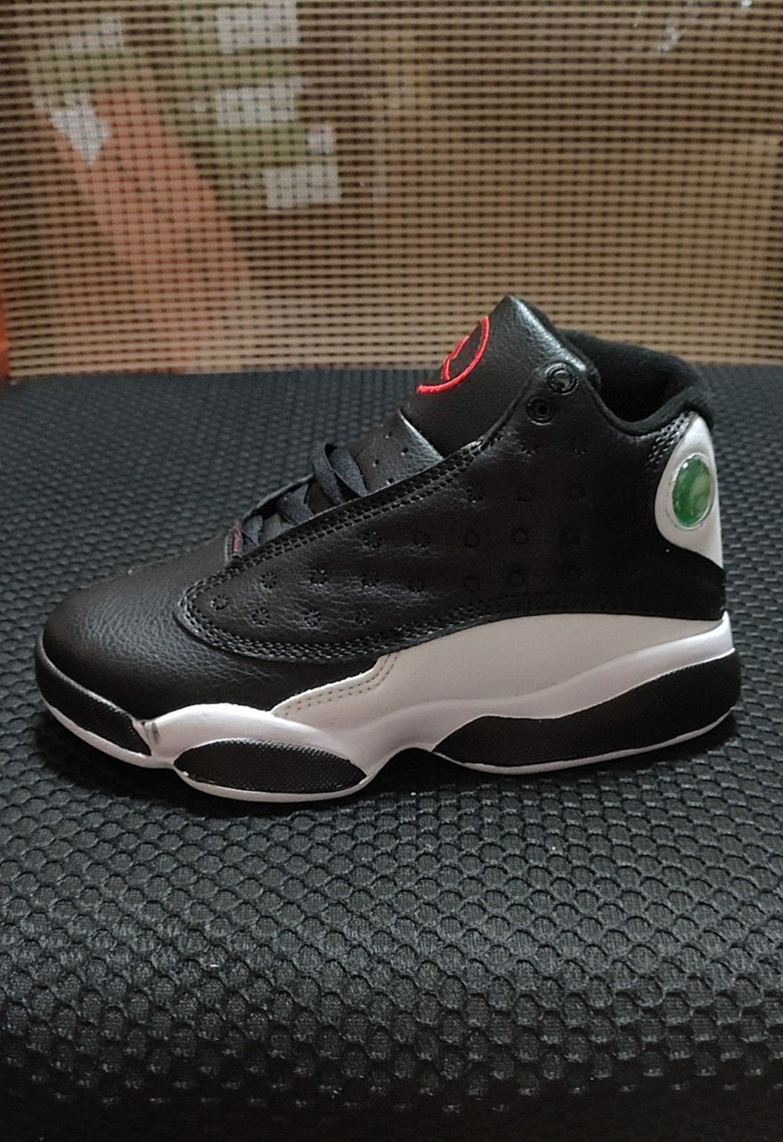 Joe 13 high top children's shoes" black, white"