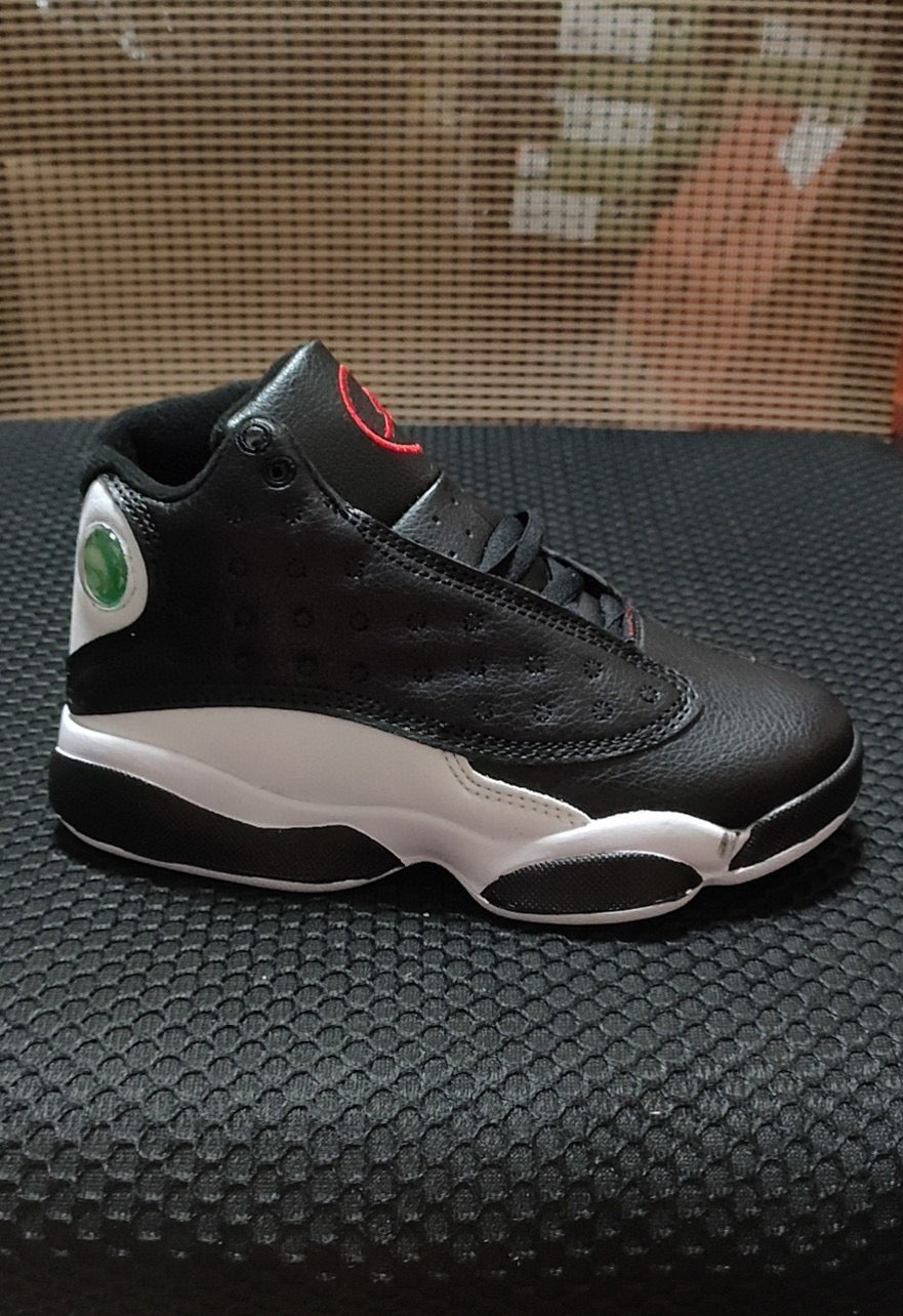 Joe 13 high top children's shoes" black, white"