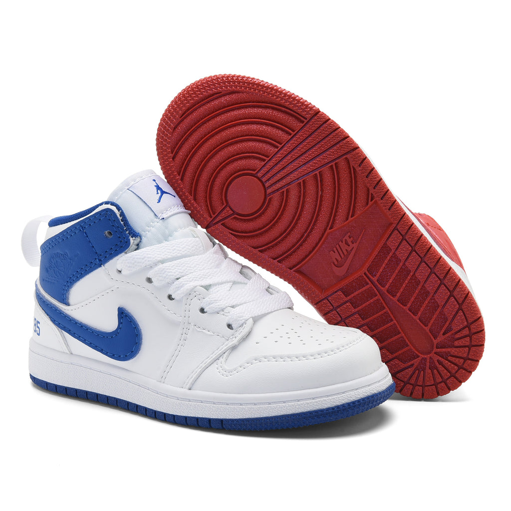 AJ-127" white, red"