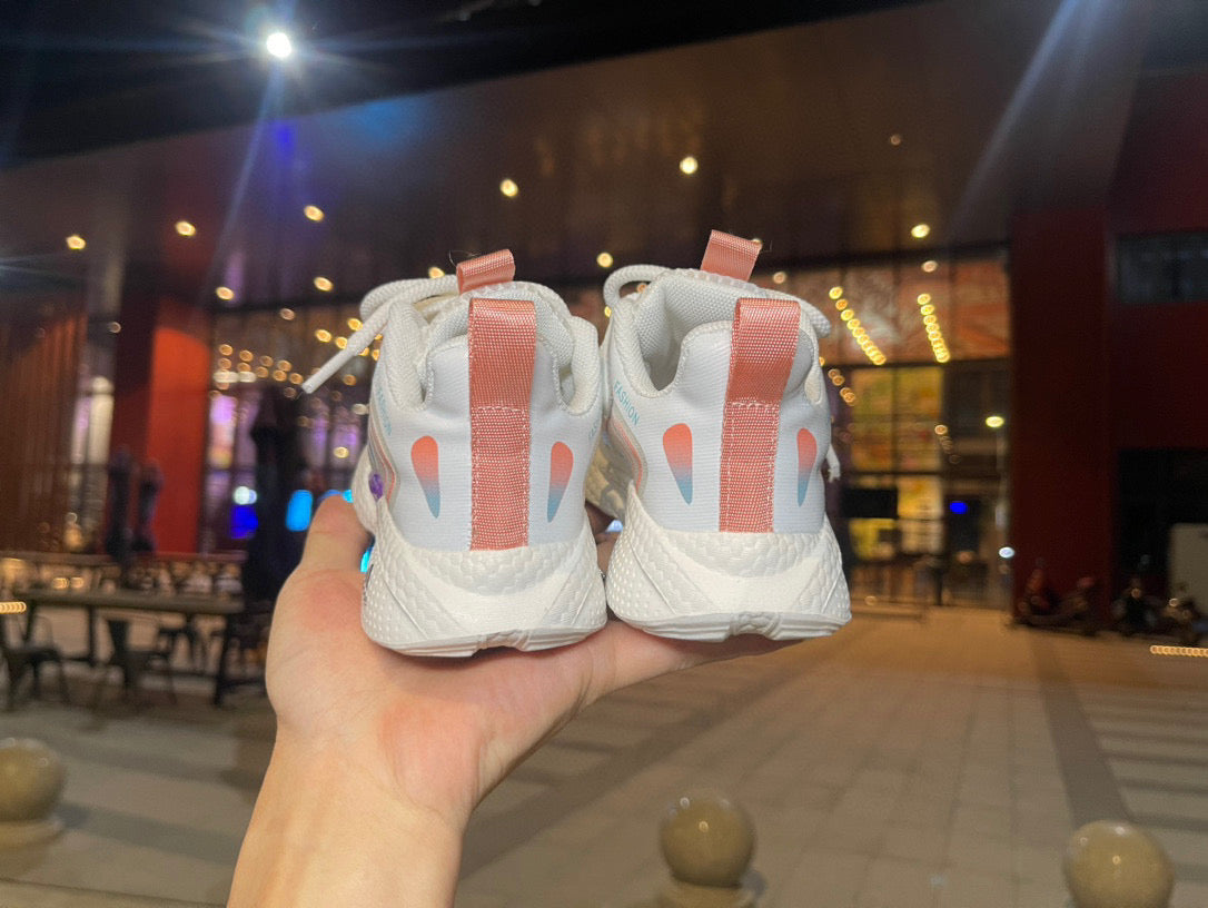 Adidas hollow running shoes " white"