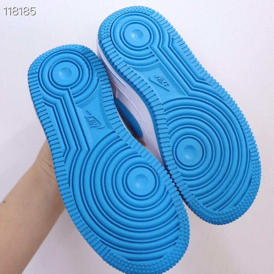 Air Force low-top lace-up sneakers" white"