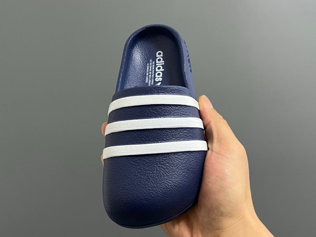 A's new style children's slippers with closed toe cap" Navy"