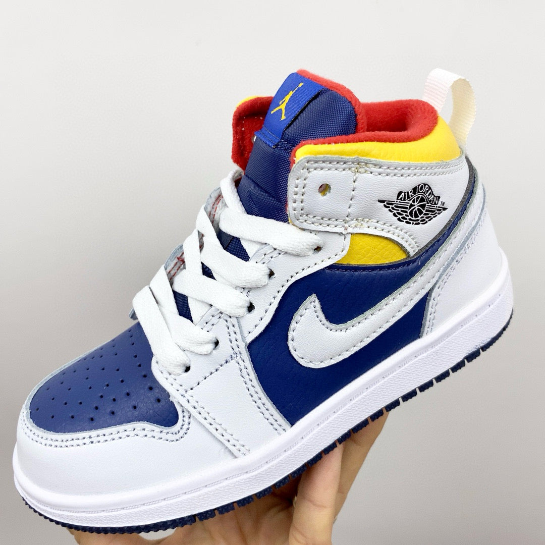 Joe 1 new color children's shoes" white, blue"
