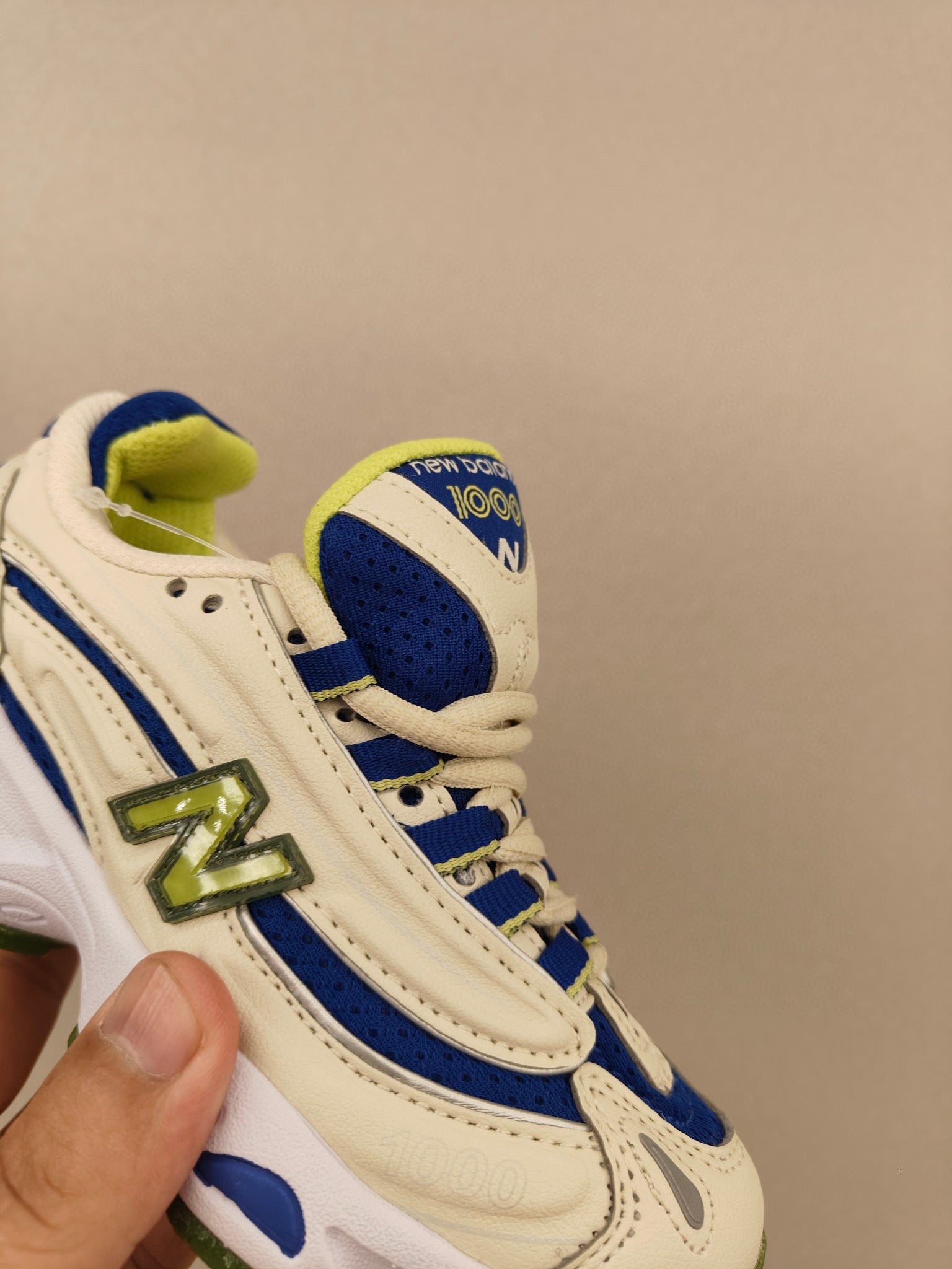 NB1000 lace-up children's shoes" cream"
