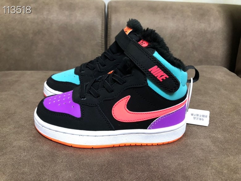 NIKE COURT Borough Mid2 JUN Air Force Workwear" black, blue, purple"