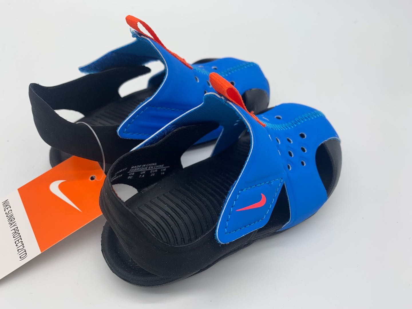 Nike Crocs " blue, orange"