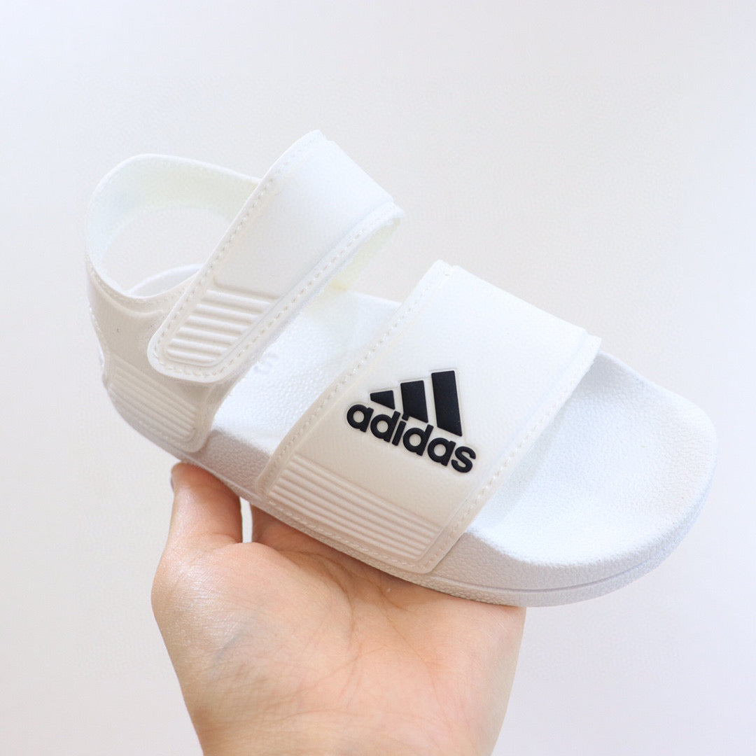 Adidas new open toe" white"