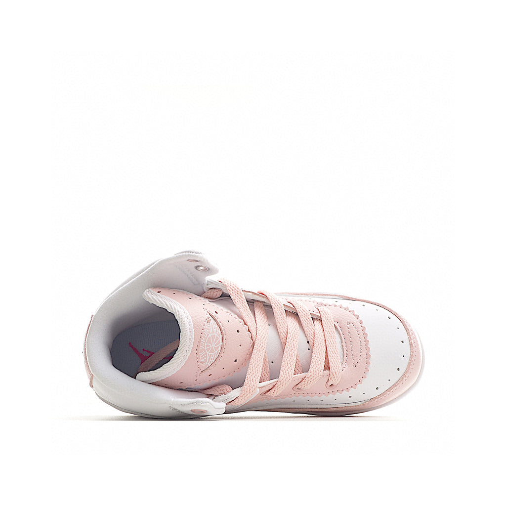 Jordan 2 retro running shoes for kids " white, pink"