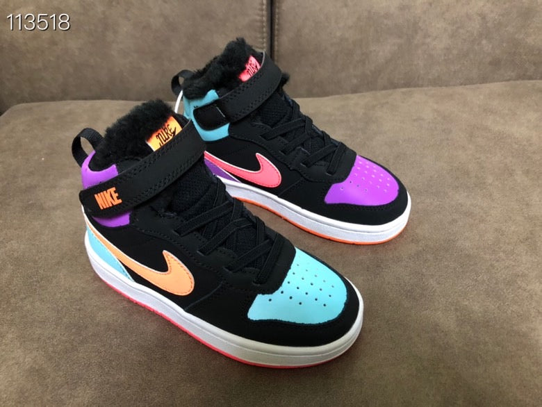 NIKE COURT Borough Mid2 JUN Air Force Workwear" black, blue, purple"
