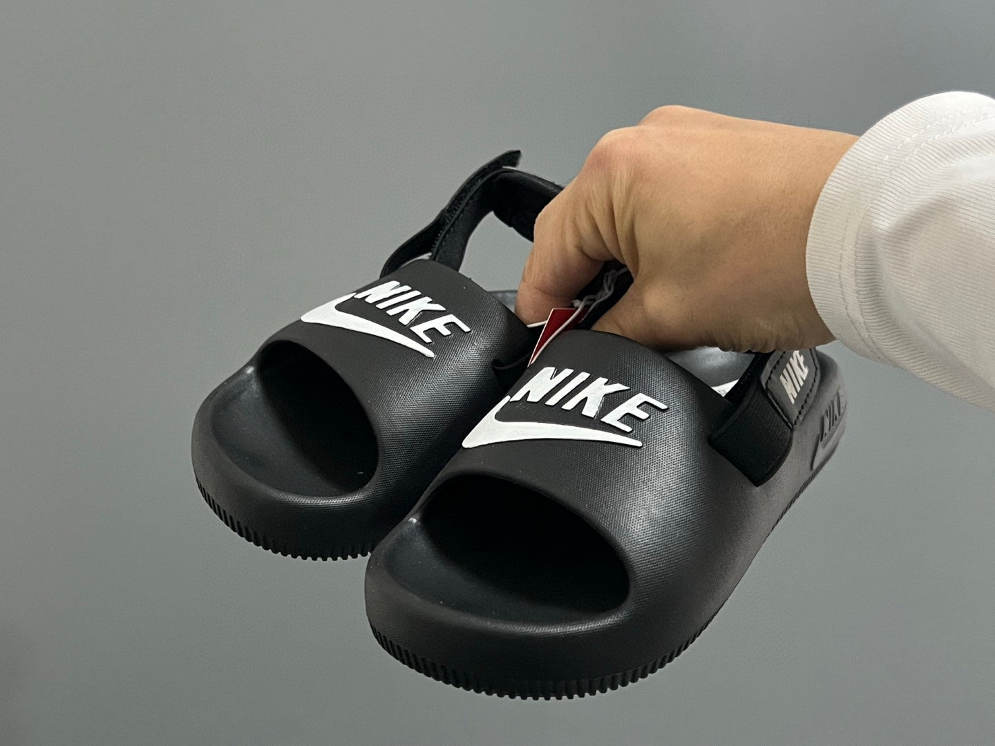 NK new two-way children's sandals" black"