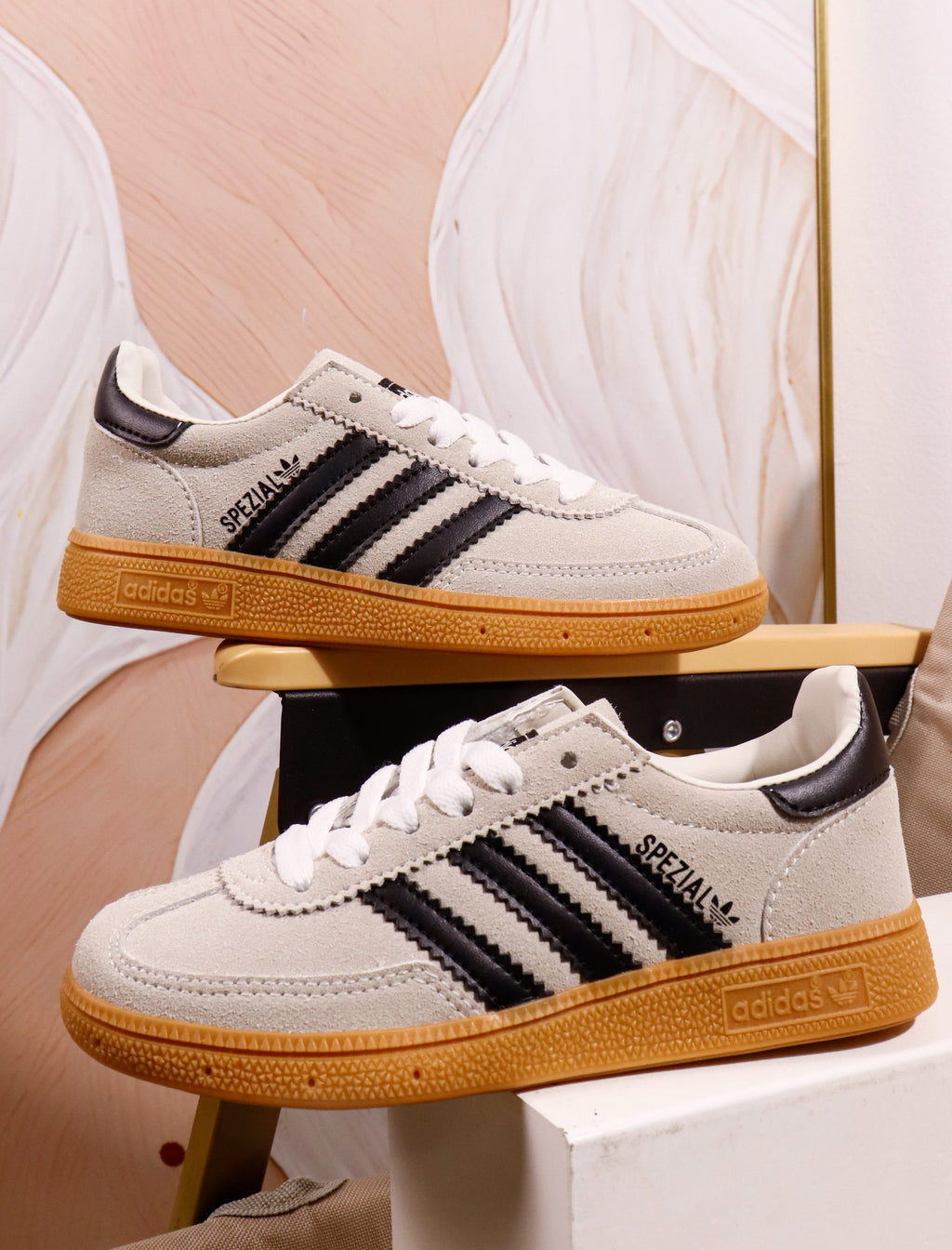 Adidas Dexter II casual children's sneakers" gray"
