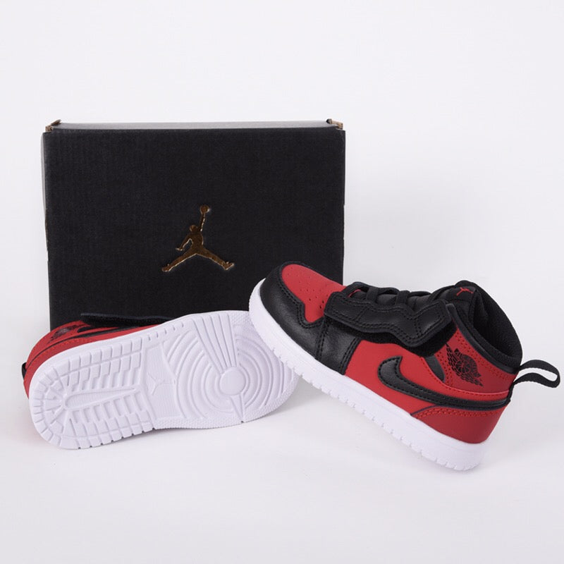 Jordan high top elastic band" black, burgundy"