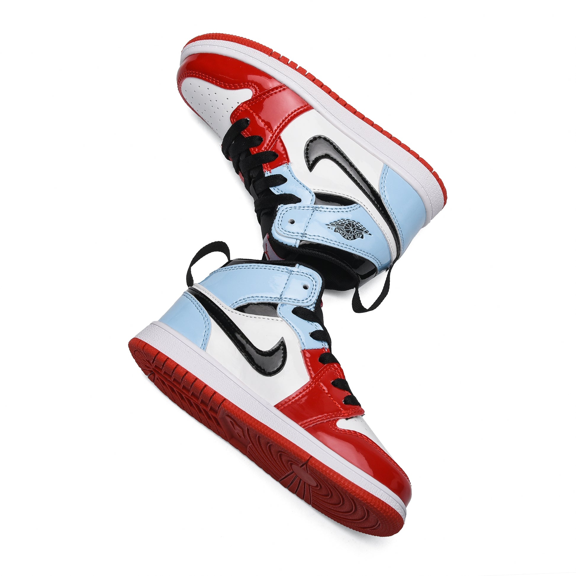 AJ-112" white, red, blue"