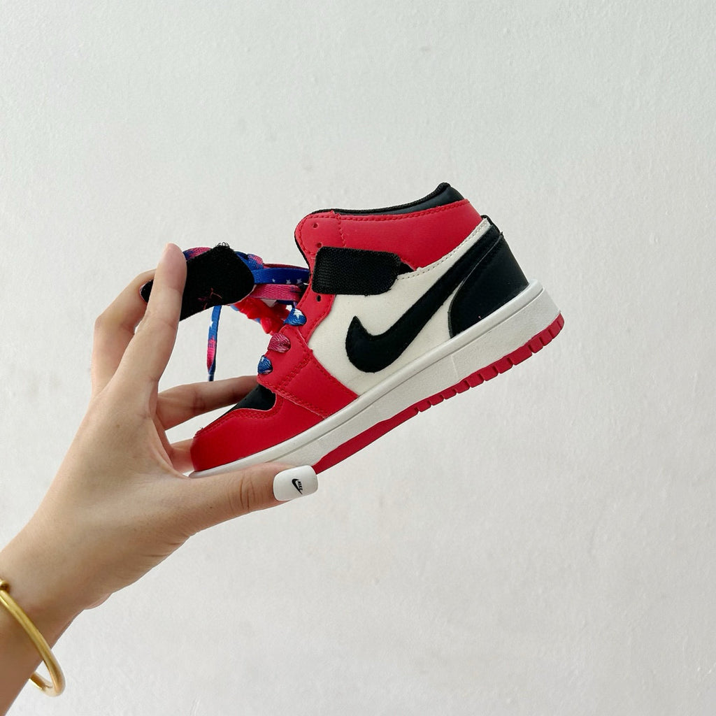 Joe 1 co-branded mid-cut children's " red"