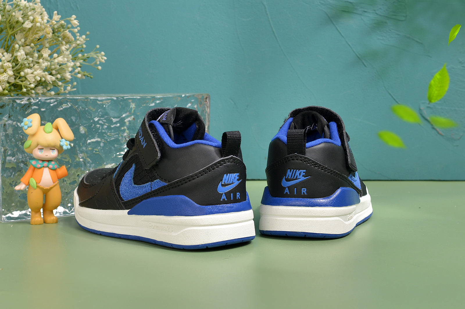 Nike Jordan 90 children's casual shoes" black, blue"