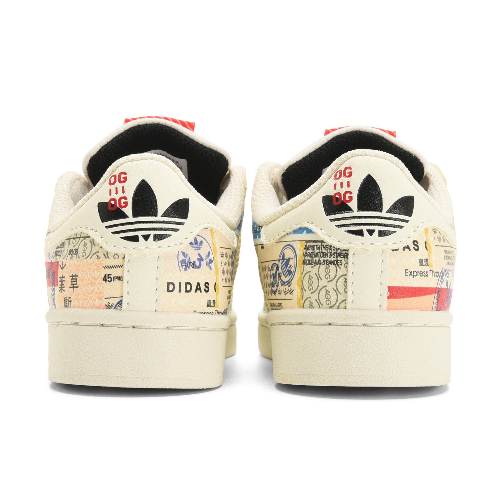 Adidas shell toe lace-up sneakers