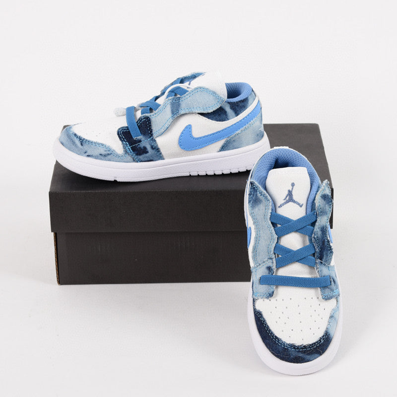 Jordan low top elastic band" white, blue'