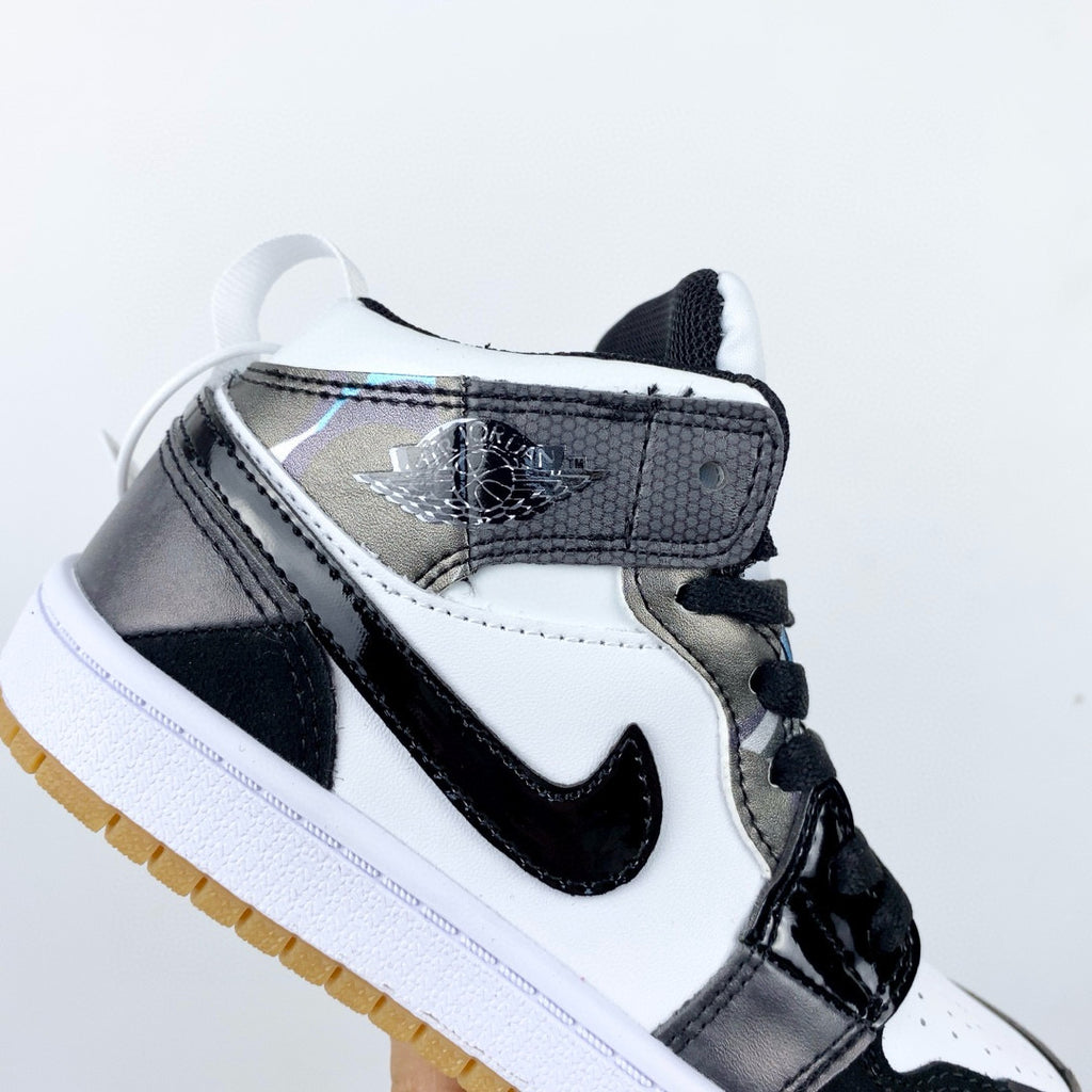 Joe 1 high top stitching" white, black"