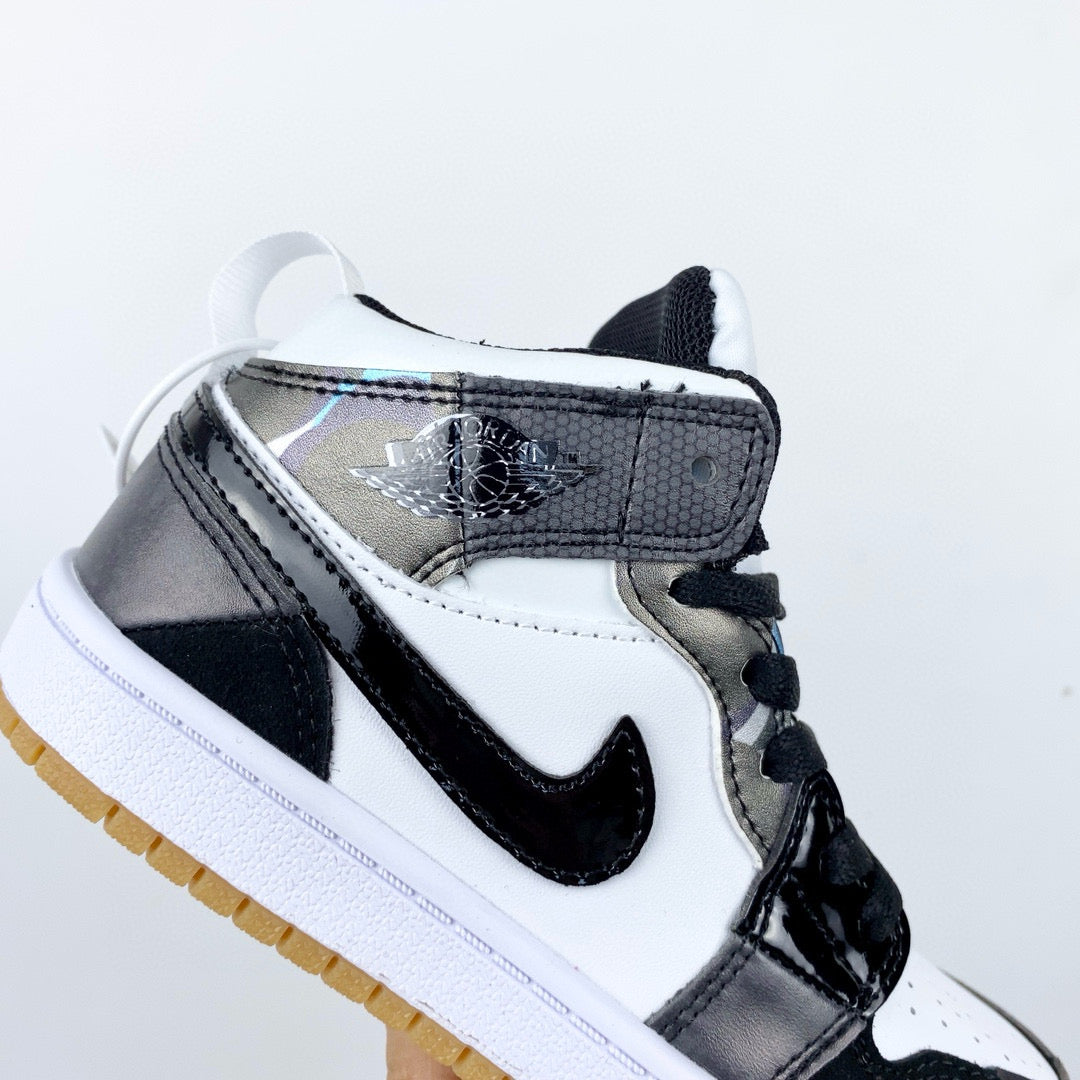 Joe 1 high top stitching" white, black"