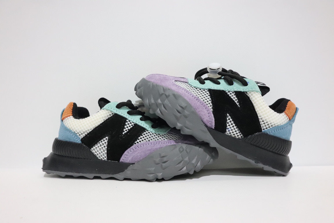 N official website synchronized parallel bars sandals "light purple, peach, blue, dark gray"