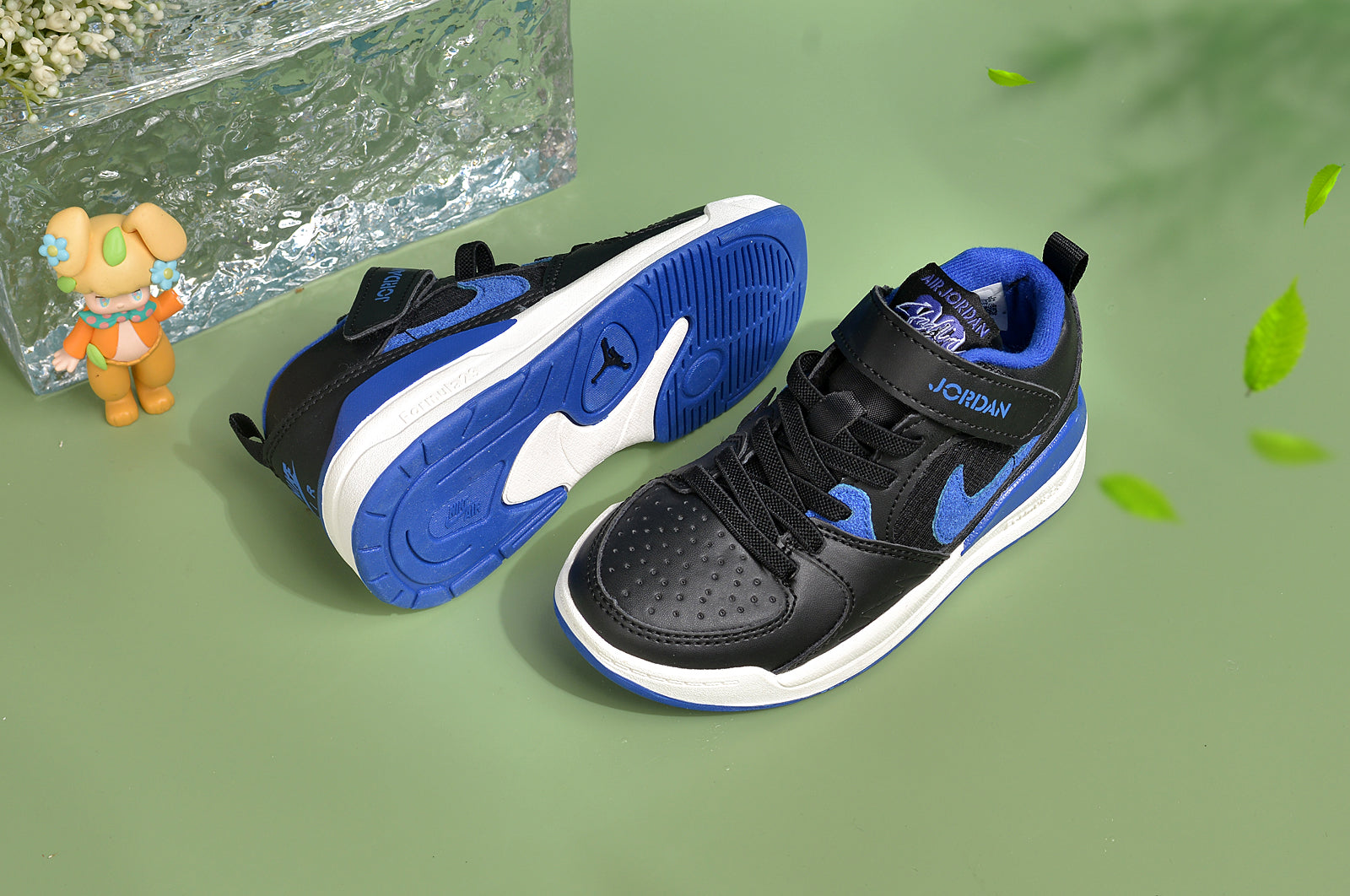 Nike Jordan 90 children's casual shoes" black, blue"