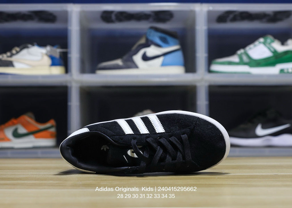 Adidas clover pig leather sneakers " black"