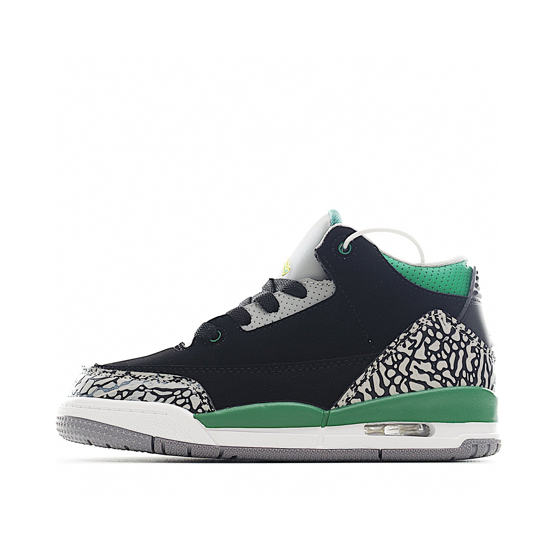 Joe 3 air cushion bottom children's shoes" black, green"