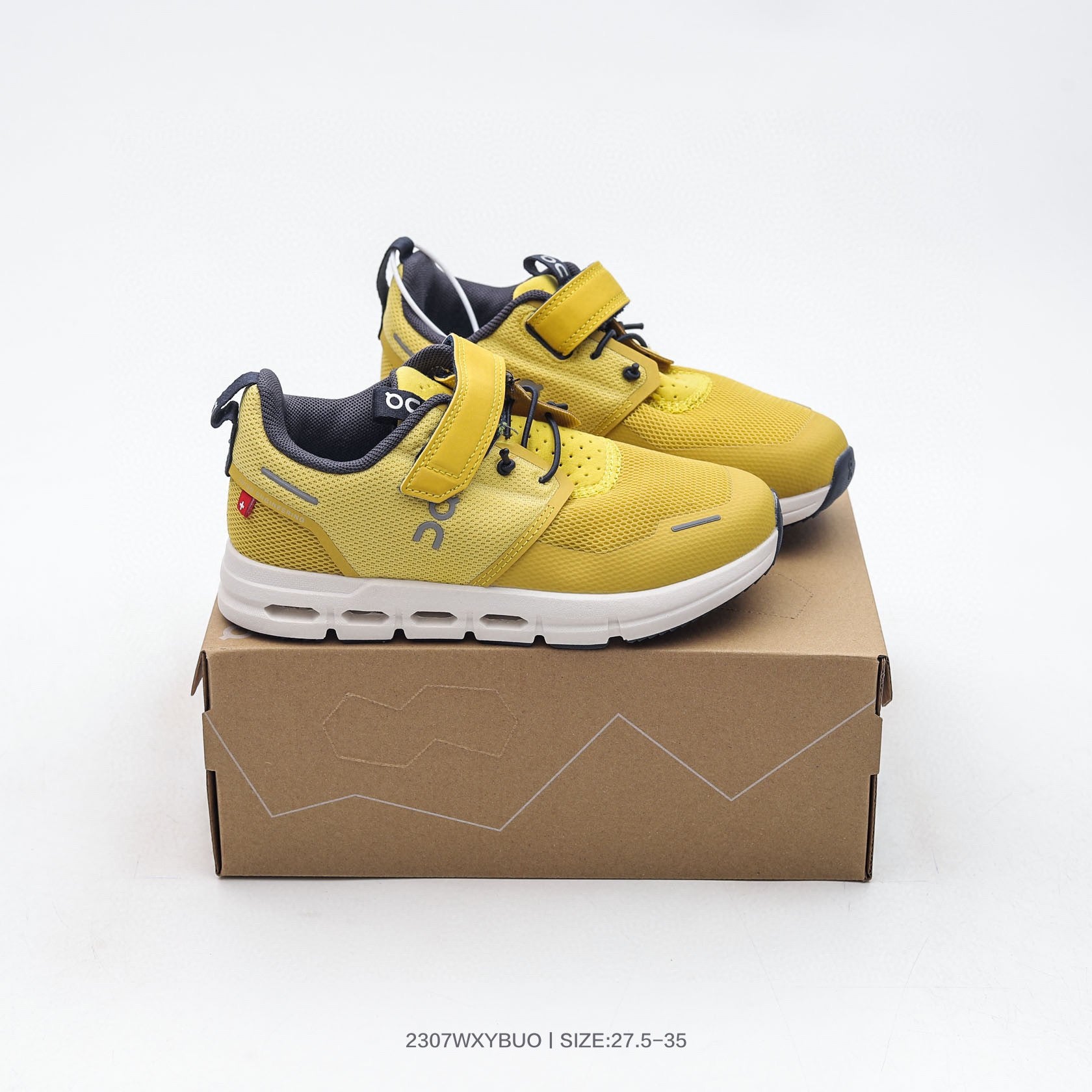 ON Cloud running comprehensive sports shoes "  yellow"