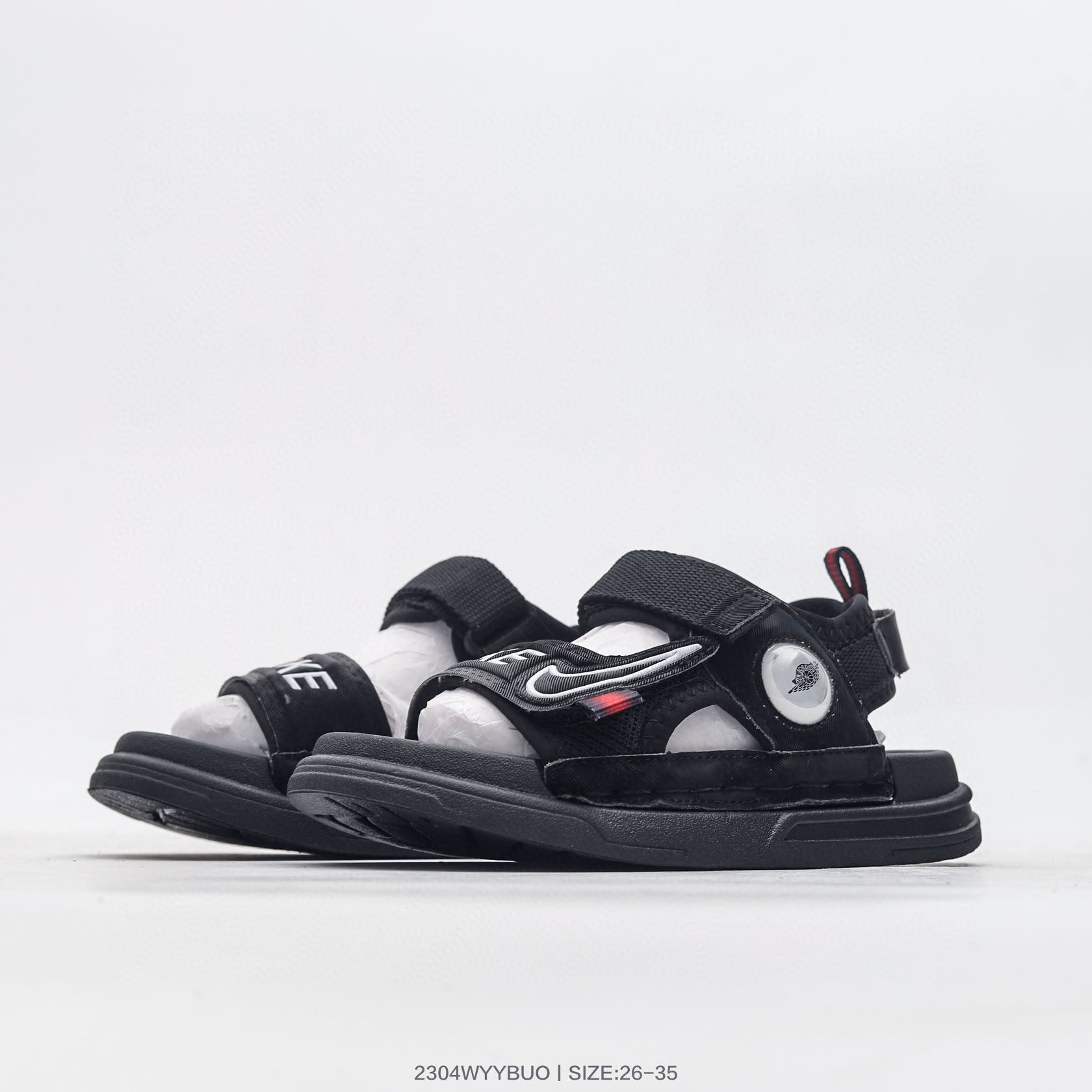 Nike co-branded Jordan children's shoes" black"