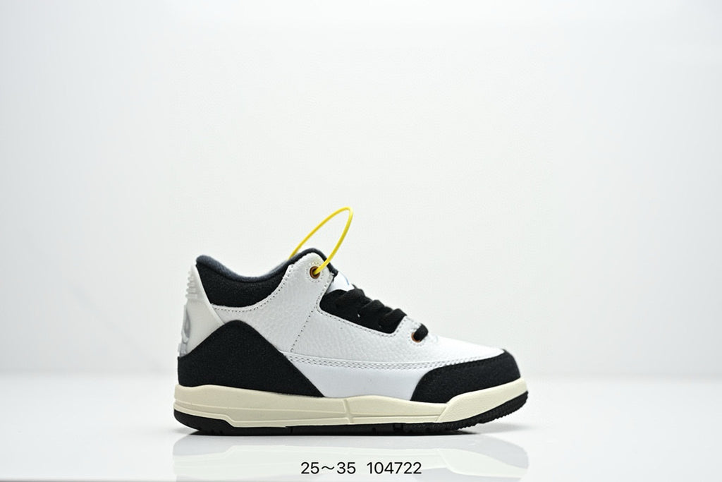 Joe 3" white, black, cream"