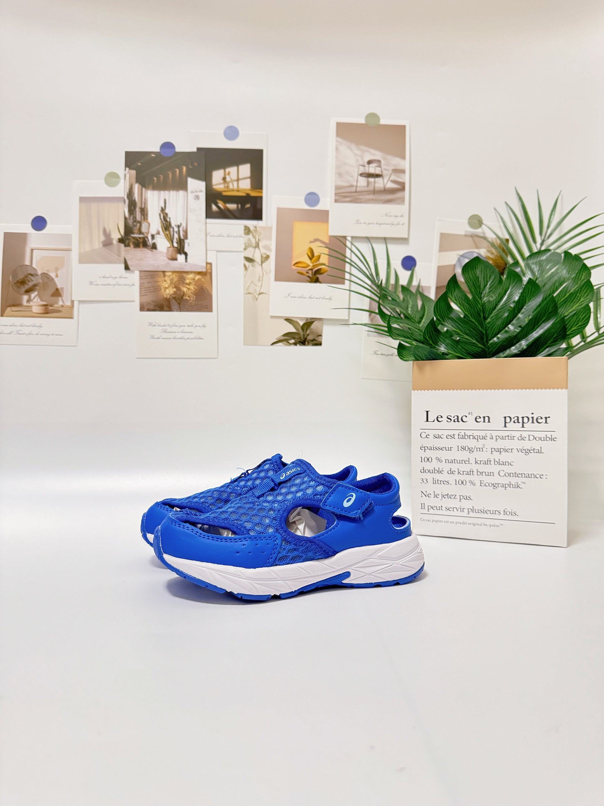 YSS new Velcro sandals" blue"
