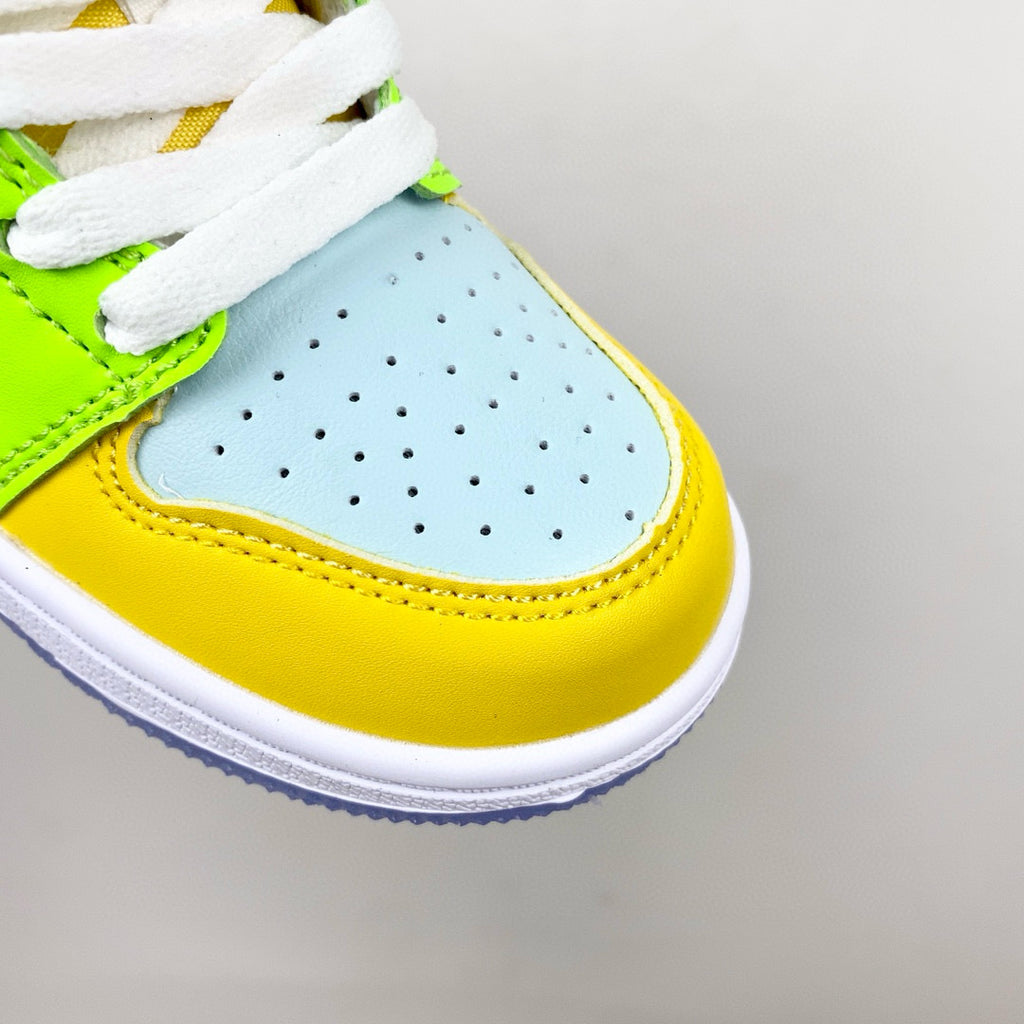 Joe 1 new color children's shoes" green ,blue, yellow"