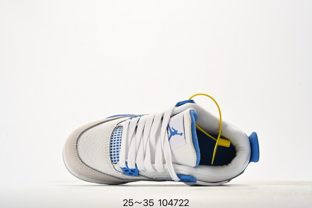 Joe 4 air cushion high quality children's shoes " white , sky blue"