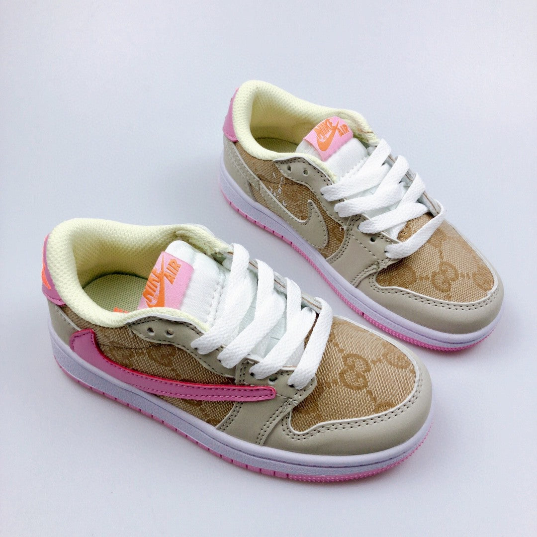 Jordan low-top reverse hook black warrior" cream, brown"