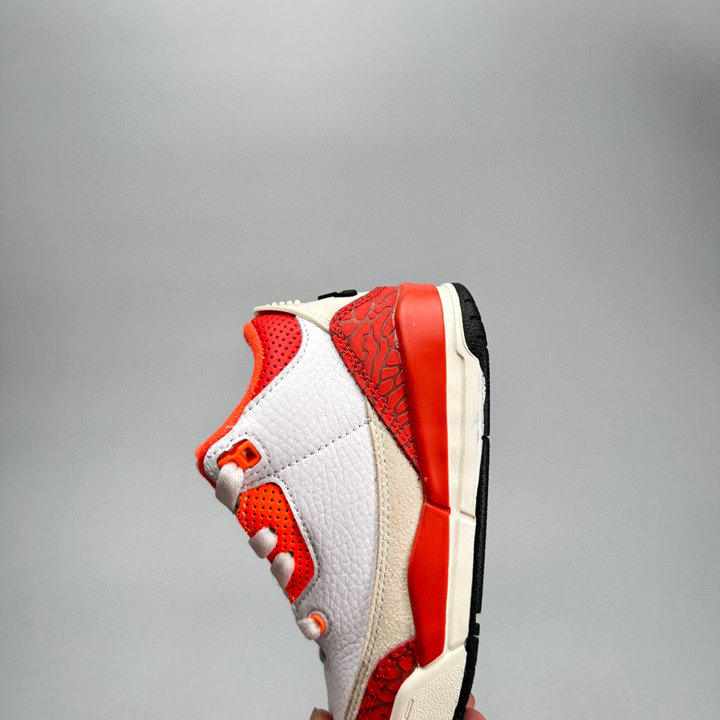 Jordan 3 children's shoes" white, red"