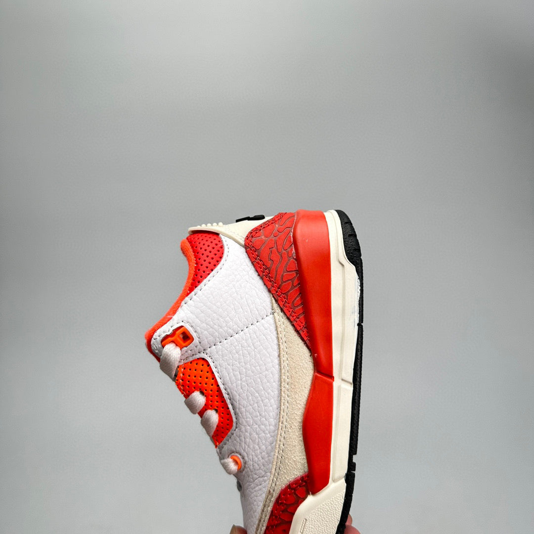 Jordan 3 children's shoes" white, red"