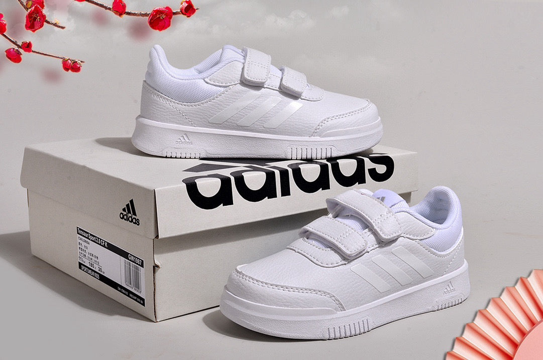 Adidas Velcro Sneakers" white"