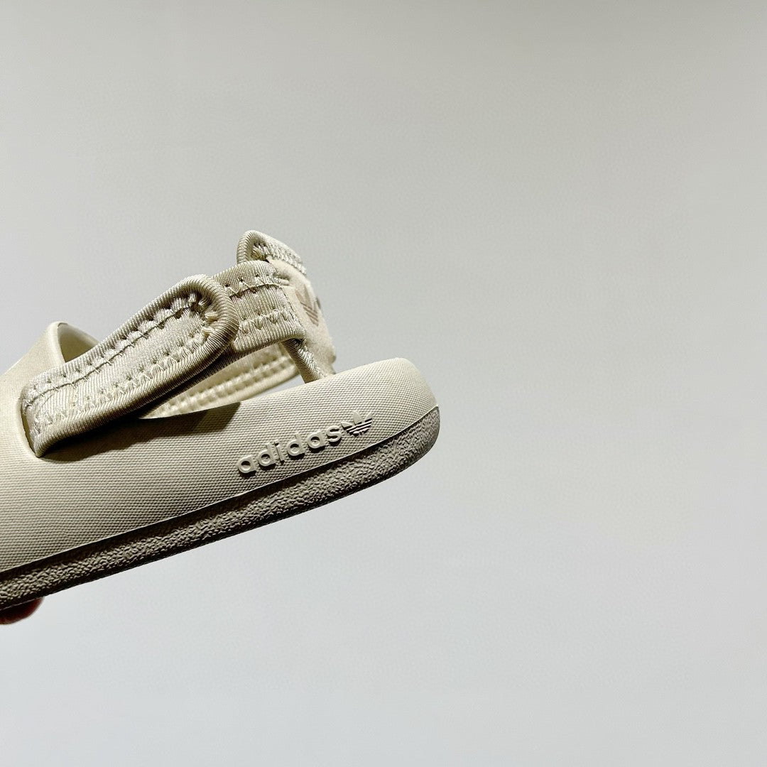 Adidas clover soft thick sole detachable two-wear children's sandals" cream"