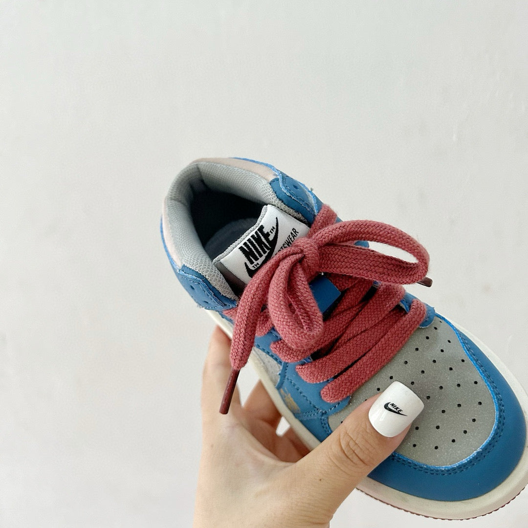 Joe 1 co-branded mid-cut children's shoes" blue"