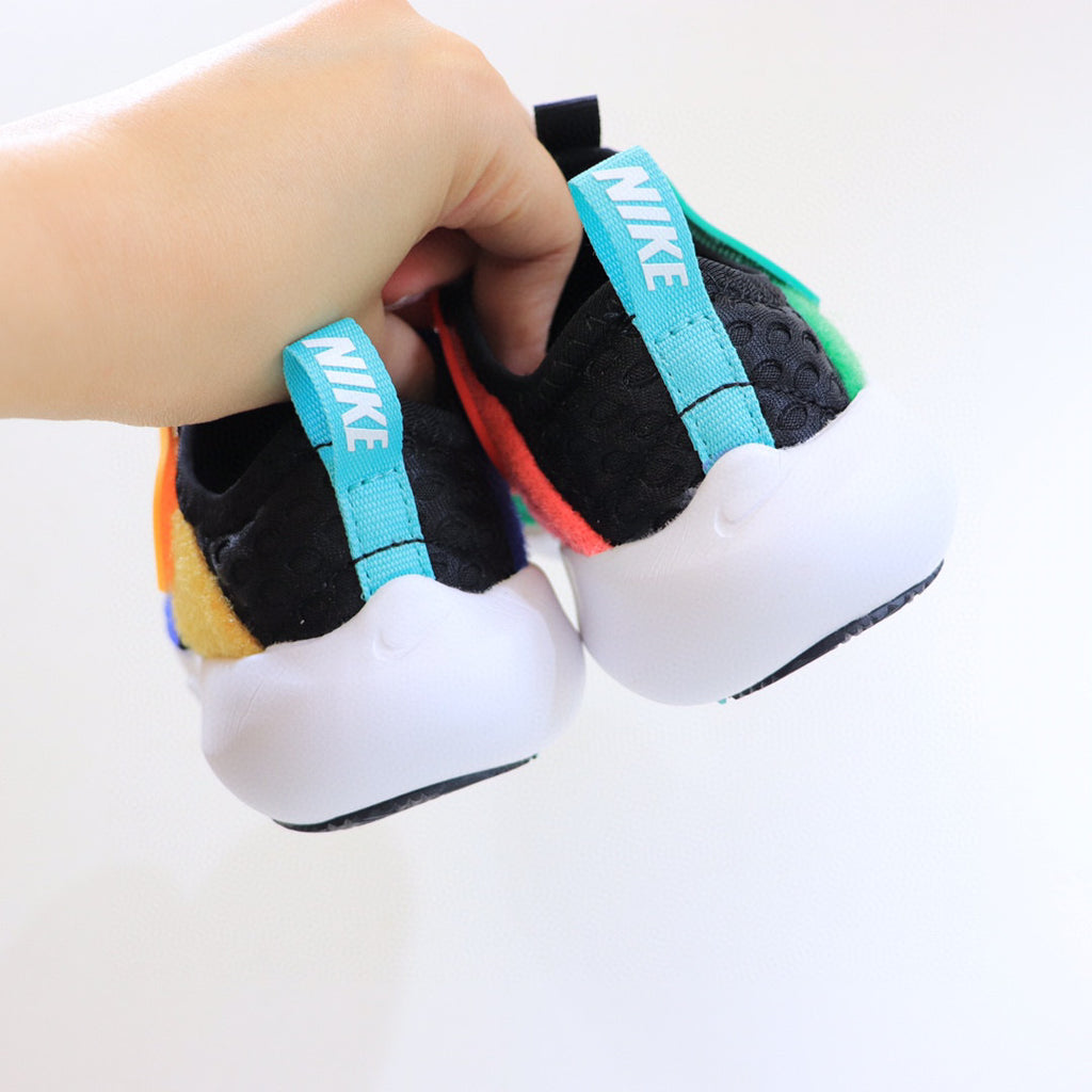 Nike Little UFO Large Mesh Velcro Children's Shoes" black, Orange"