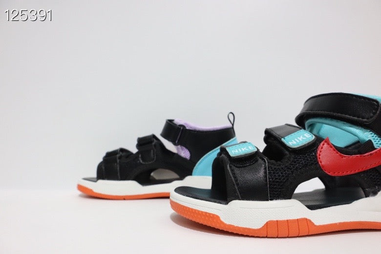 NK high top Velcro children's sandals "black"