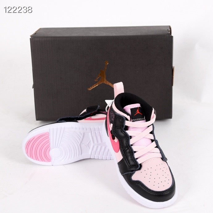 Jordan high top elastic band" black, pink"