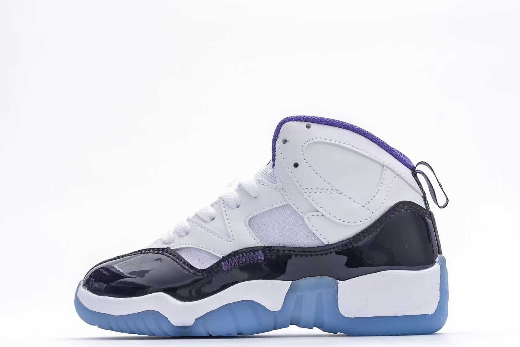 Jordan 612 series" white, black, violet"